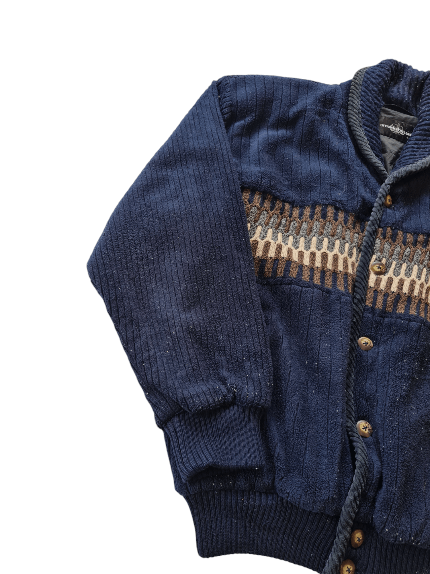 Vintage Vintage Arnaldo Bassini Cardigan Knitwear Size US L / EU 52-54 / 3 - 3 Thumbnail