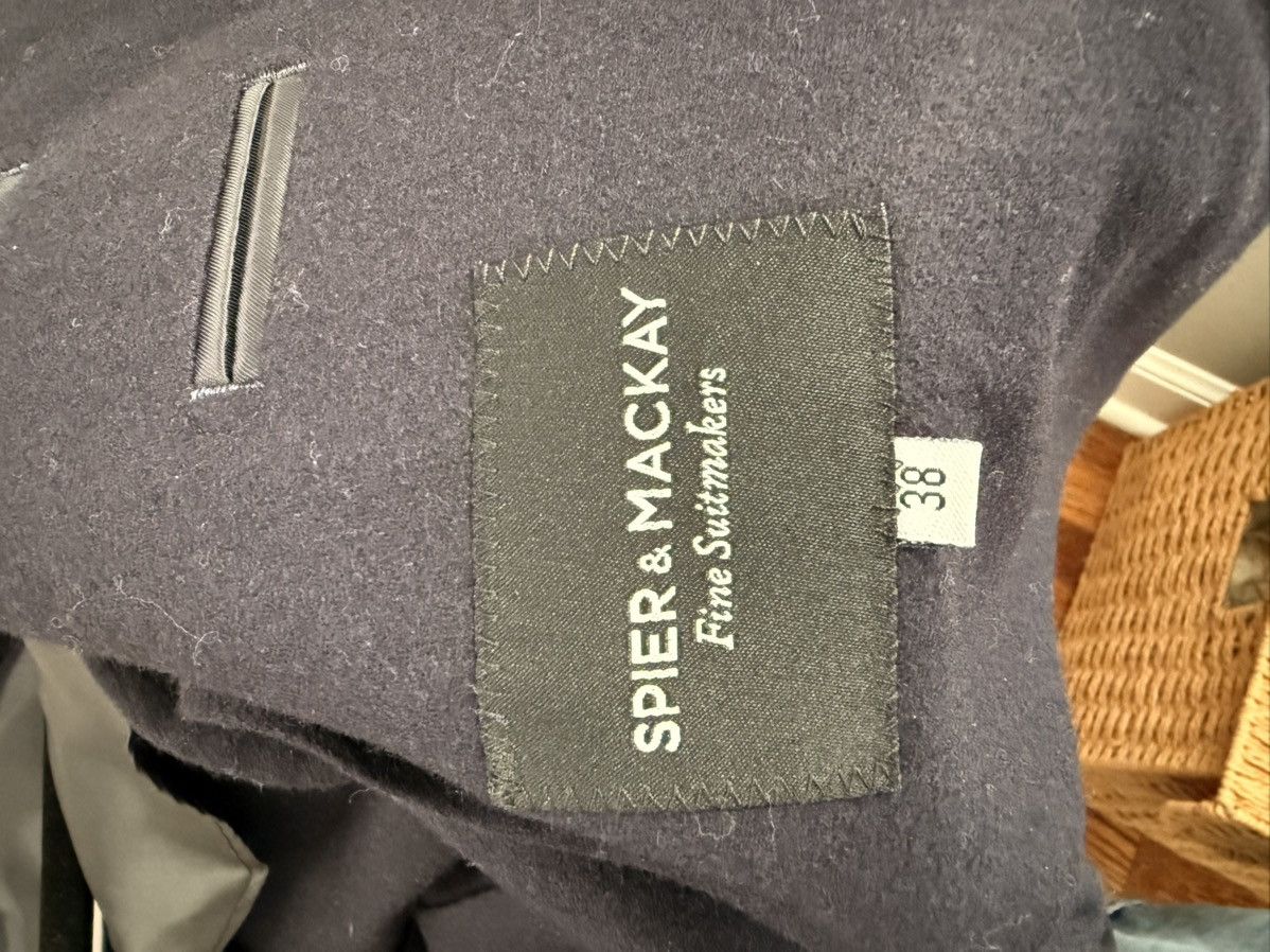 Spier & Mackay Spier & Mackay Neo Cut Flannel Wool Suit Size 38R - 3 Thumbnail
