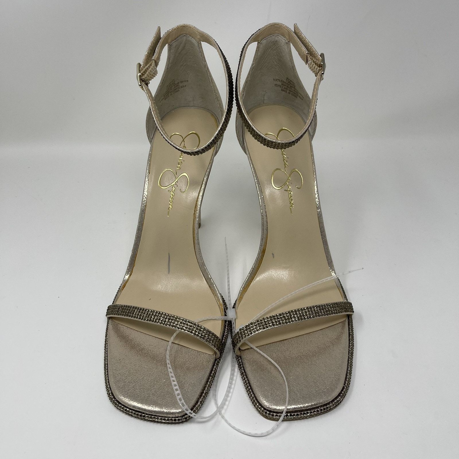 Jessica Simpson Jessica Simpson Ostey Heeled Sandals Womens 10.5 Champagne Size US 10.5 / IT 40.5 - 5 Thumbnail