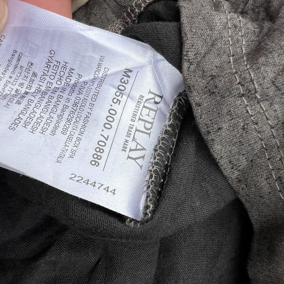 Replay REPLAY DISTRESS LONG SLEEVES TEE Size US M / EU 48-50 / 2 - 7 Thumbnail