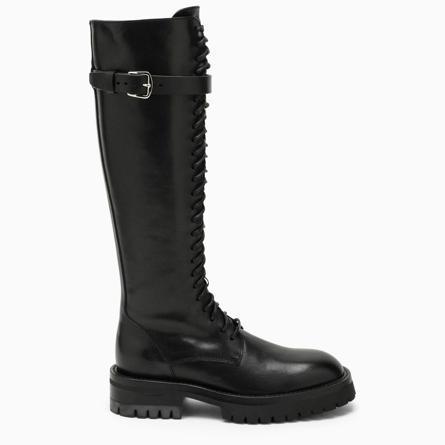 image of Ann Demeulemeester O1D2Blof0124 Boot In Black, Women's (Size 9)