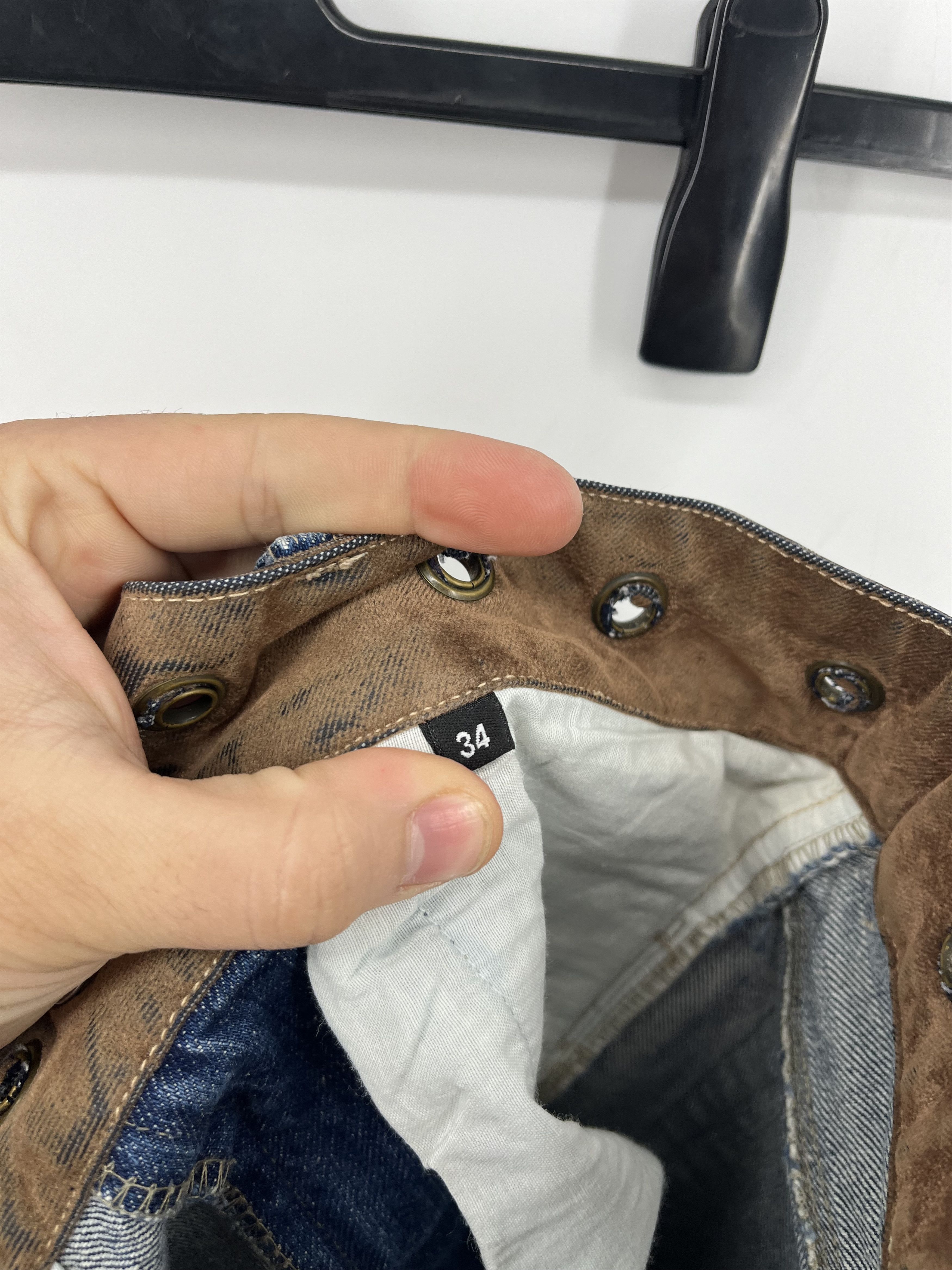 Other Vintage Custom Japanese Oririn Light Wash Style Flare Jeans Size 24" / US 00 / IT 34 - 11 Thumbnail
