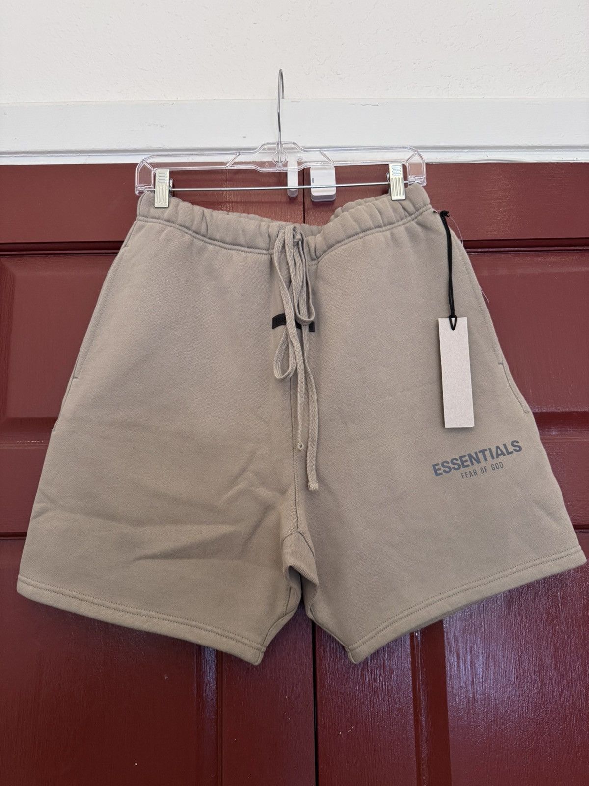Essentials Fear of God Moss sweat shorts Small