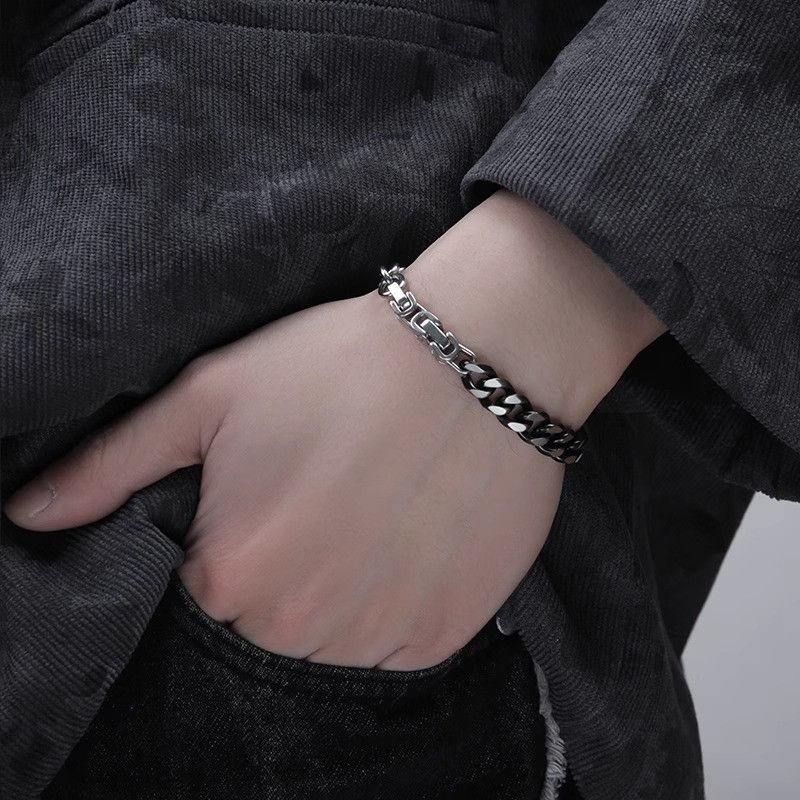 Jewelry Punk Bracelet Y2K Punk Chain Gotch Bracelets Chains Size ONE SIZE - 1 Thumbnail