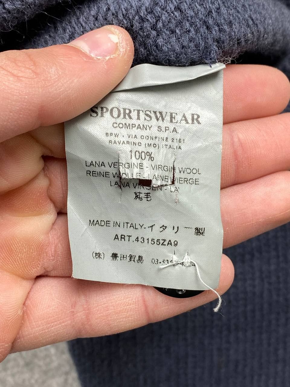 Stone Island Vintage Stone Island Knit Wool Sweater Full Zip Hooded Men Size US L / EU 52-54 / 3 - 13 Thumbnail