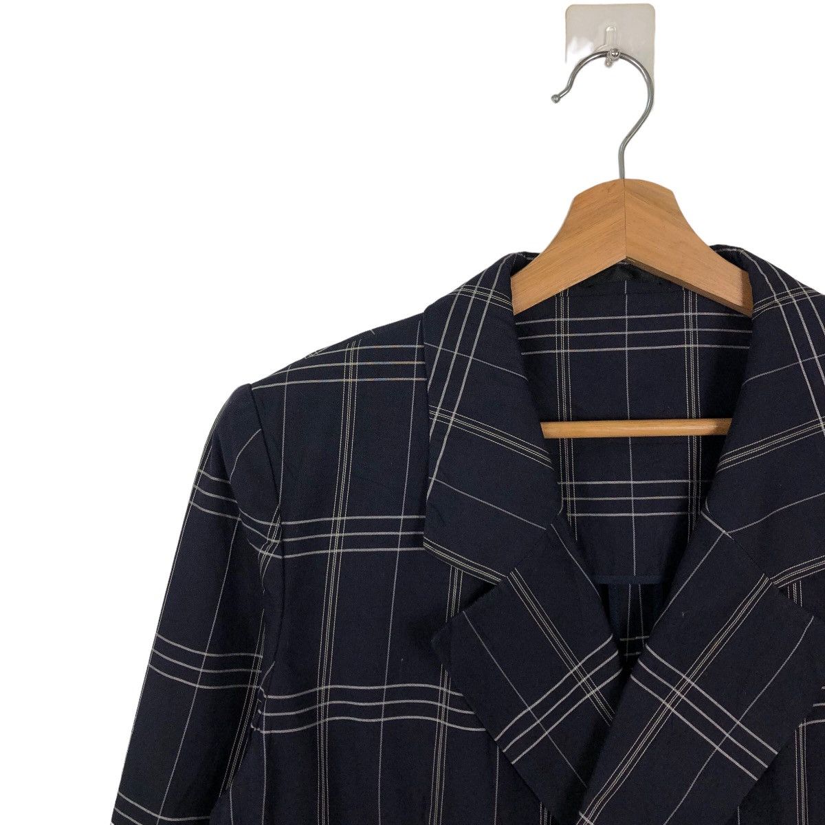 Burberry VINTAGE BURBERRYS DOUBLE BREAST JACKET TARTAN DESIGN Size US S / EU 44-46 / 1 - 6 Thumbnail
