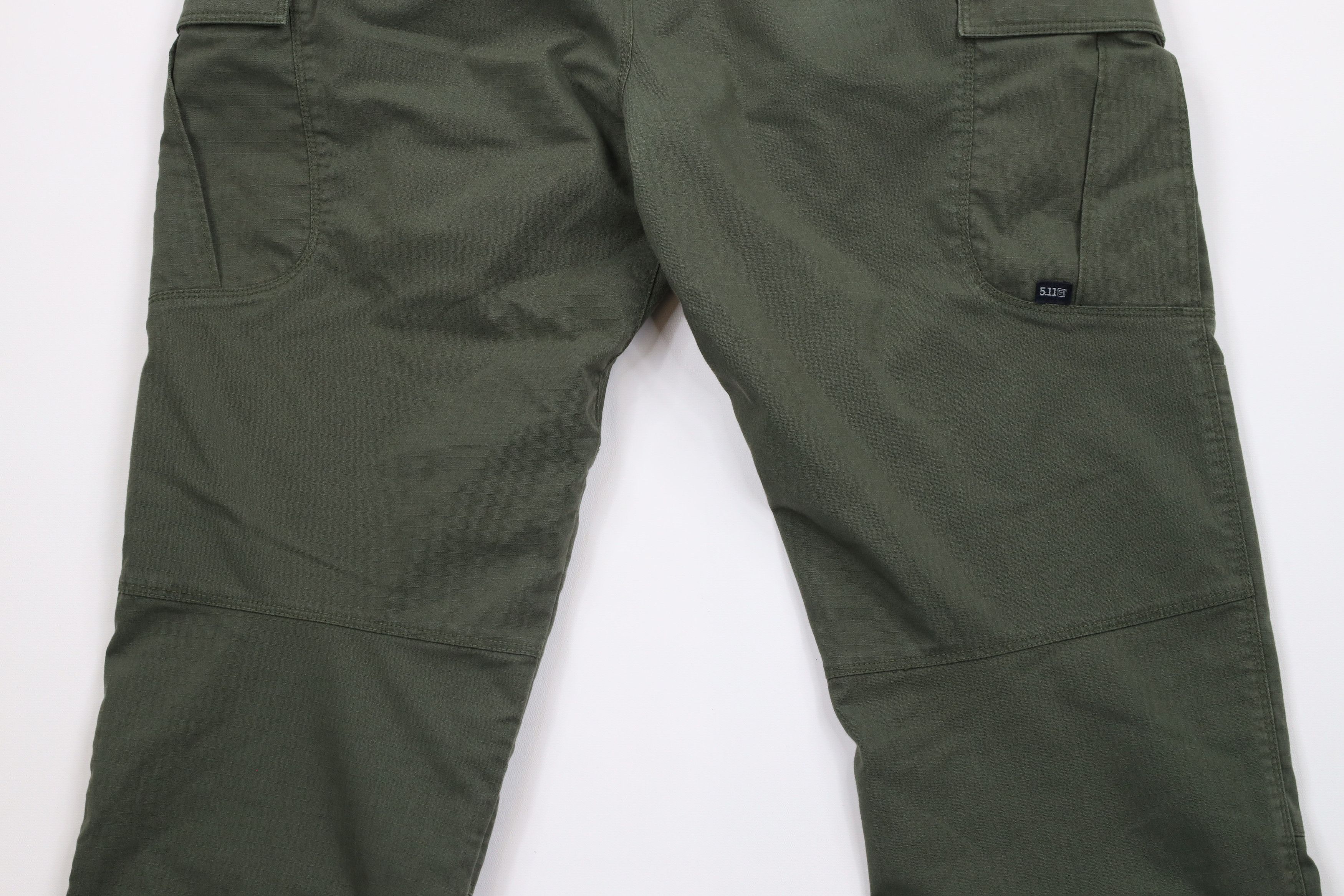 Vintage 5.11 Tactical Series Operator Double Knee Cargo Pants Green Size US 32 / EU 48 - 9 Thumbnail