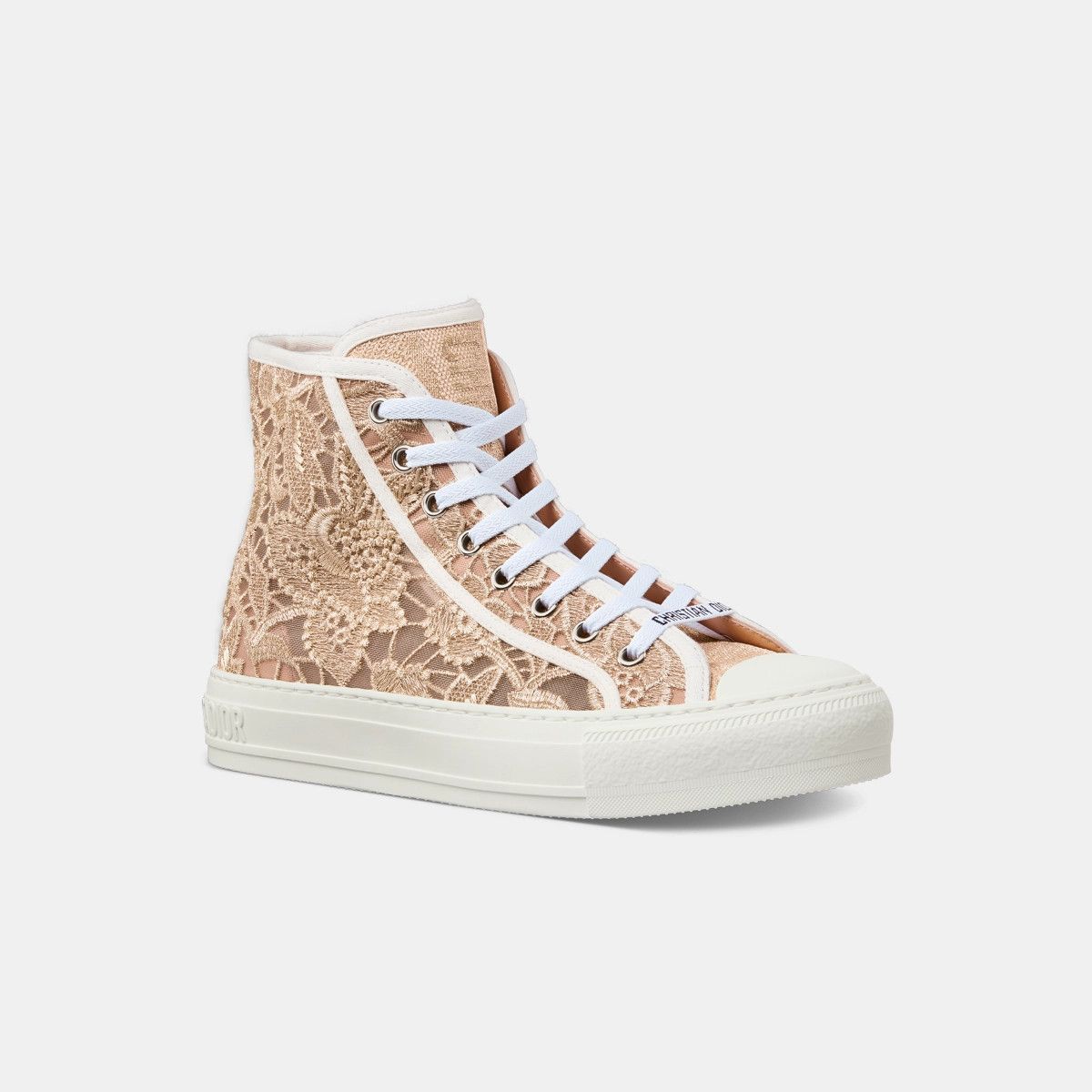 Dior o1bcso1str0225 Walk'n'Dior High-Top Sneaker in Golden Size US 6 / IT 36 - 2 Thumbnail