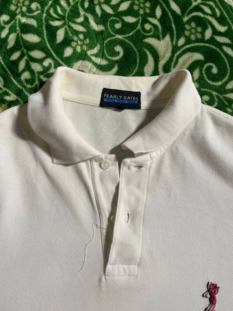 Vintage K5-12 Pearly Gates golf polo single stich vintage made japan Size US L / EU 52-54 / 3 - 5 Thumbnail