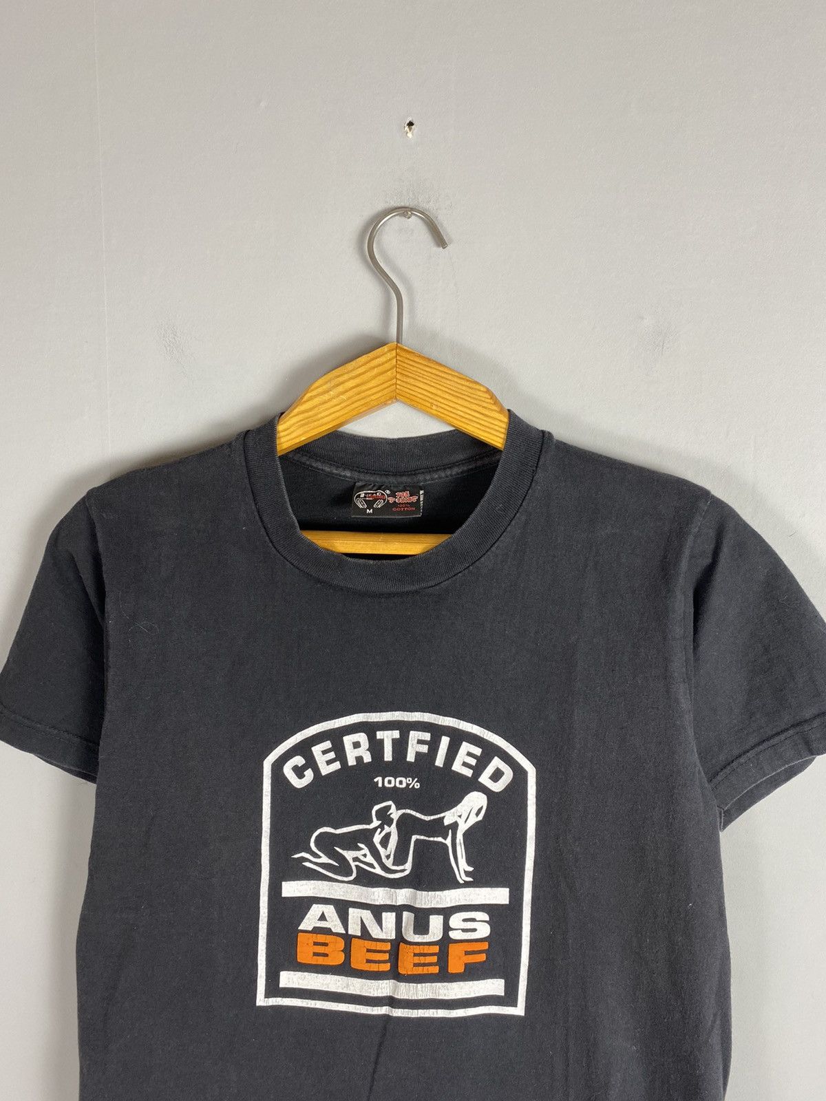 Band Tees Vintage certified anus beef tee T-shirt polo crazy Size US S / EU 44-46 / 1 - 2 Thumbnail