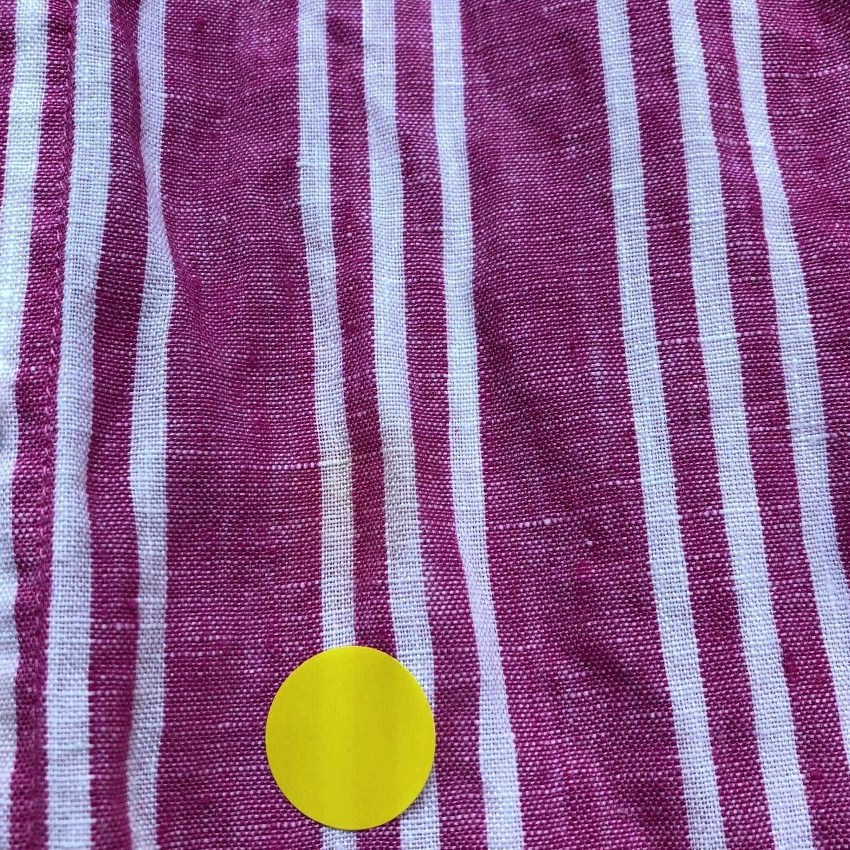 Boden Boden Pink 100% Linen Women's Button-Up Long Sleeve Striped Shirt Size 6, Regular, Collar, Casual, All Seasons, Machine Washable - Womens Size M / US 6-8 / IT 42-44 - 2 Thumbnail