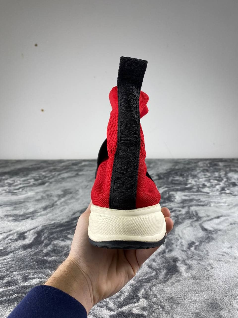 Balmain Balmain Cameron Runner High-Top Sneakers Men Size 9 Red Size US 9 / EU 42 - 2 Thumbnail