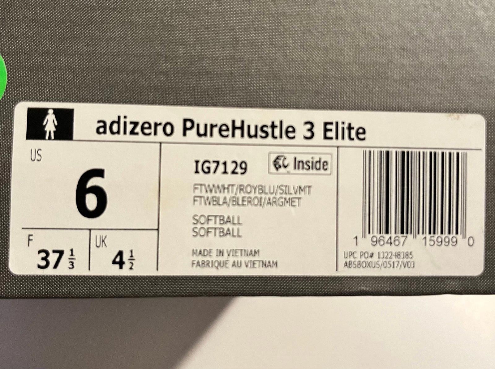 Adidas Adidas Women's Size 6 Adizero Purehustle 3 Elite Cleats Size US 6 / EU 39 - 6 Thumbnail