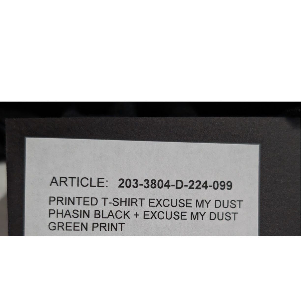Haider Ackermann o1rshd1 Excuse My Dust Printed T-Shirt in Black/Green Size US S / EU 44-46 / 1 - 19 Thumbnail