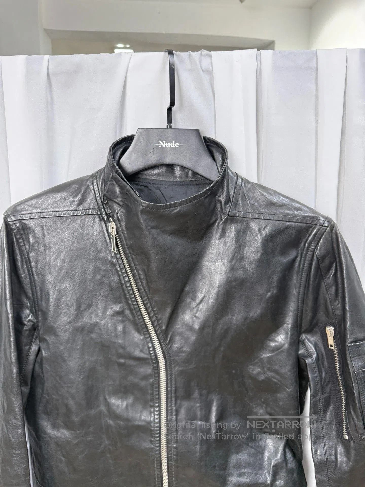 Rick Owens Rick Owens Stand Collar Biker Jacket. Size US M / EU 48-50 / 2 - 4 Thumbnail