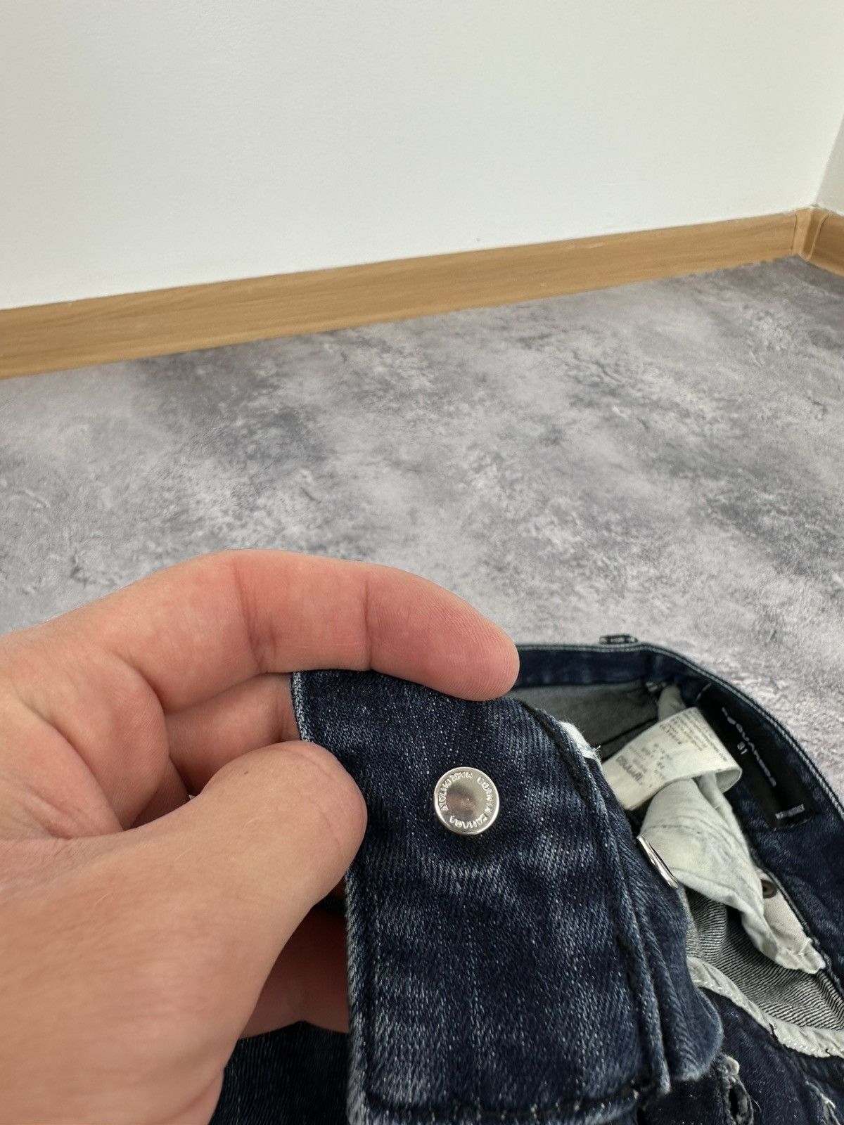Dsquared2 Dsquared2 Avant Garde Distressed Designer Luxury Opium Jeans Size US 32 / EU 48 - 16 Thumbnail