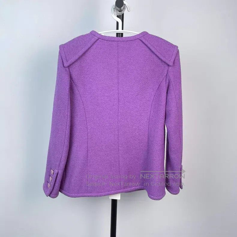 Chanel Chanel Purple coat Size XS / US 0-2 / IT 36-38 - 2 Thumbnail