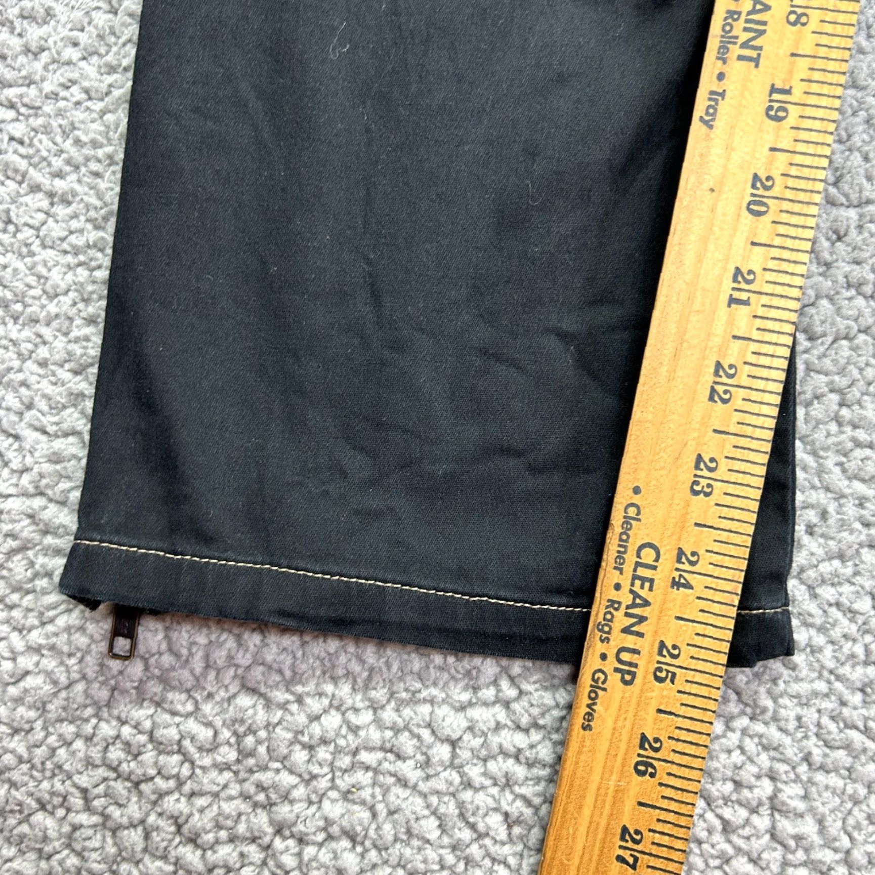 Guess GUESS Pants Womens 28 Black Bootcut Ankle Zip High Waist Pockets Modern Regular Girls Mens Vegetarian? Size 28" / US 6 / IT 42 - 6 Thumbnail