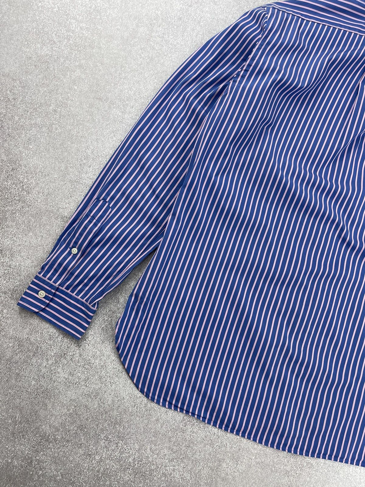 Polo Ralph Lauren × Ralph Lauren Polo Ralph Laurer Logo Striped Shirt Size US L / EU 52-54 / 3 - 10 Thumbnail