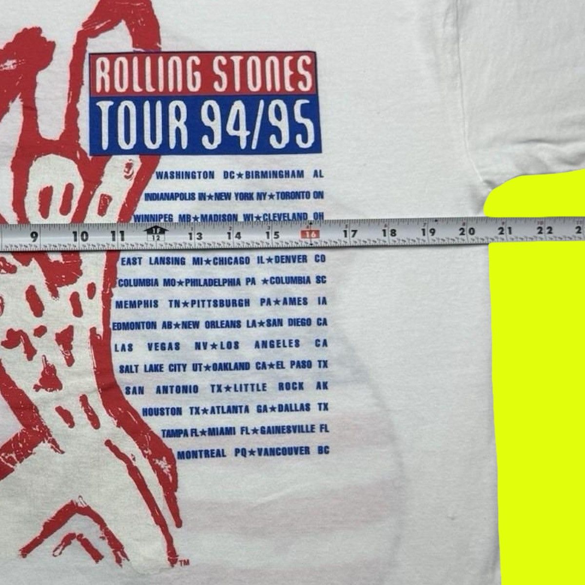 Brockum 1994 Rolling Stones Voodoo Lounge Tour Tee L Brockum Size US L / EU 52-54 / 3 - 9 Thumbnail