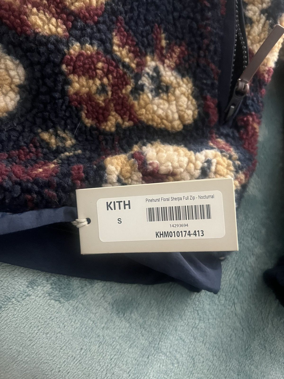 Kith Kith Pinehurst Floral Sherpa Full Zip - Nocturnal Size US S / EU 44-46 / 1 - 4 Thumbnail