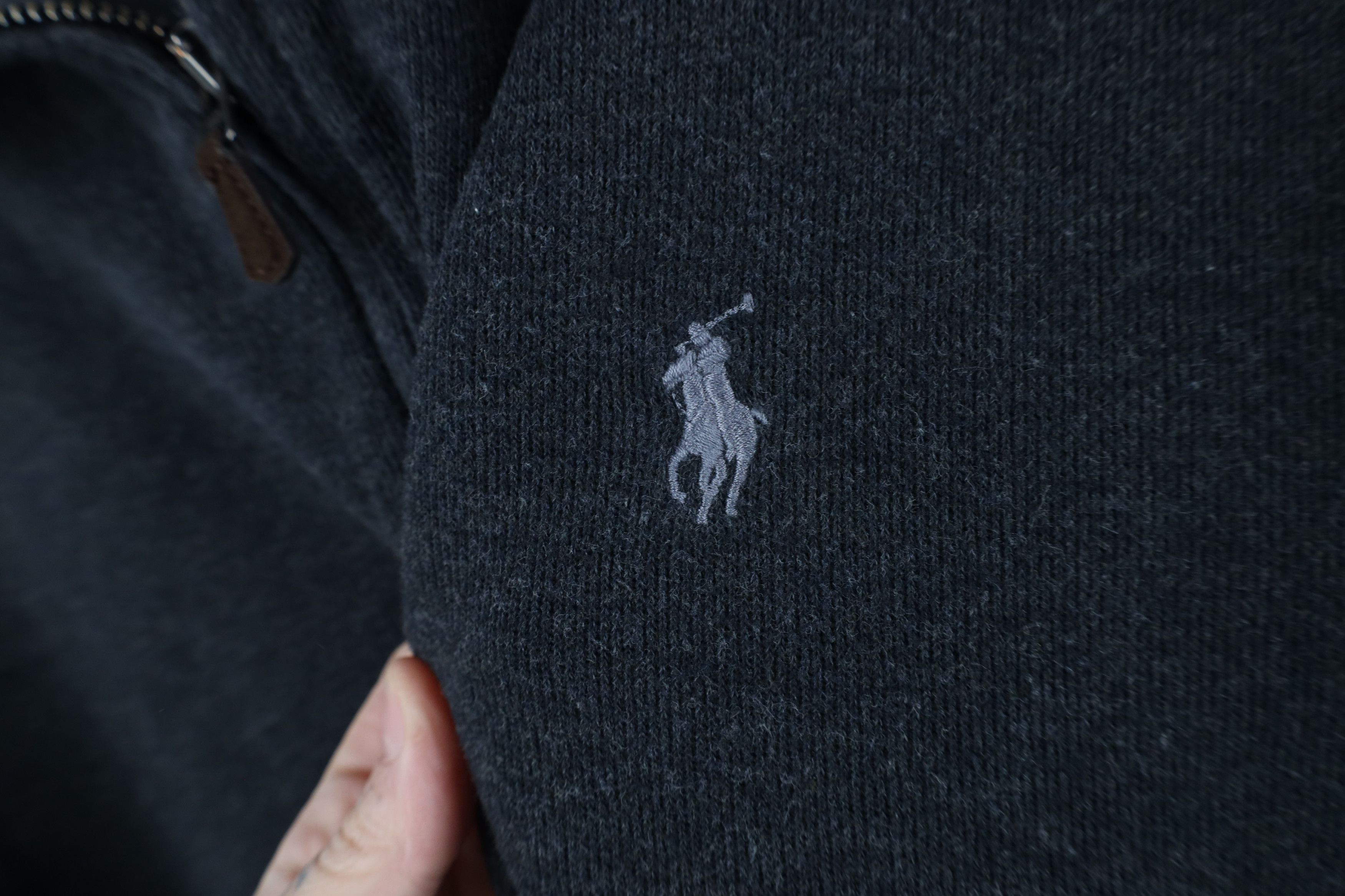 Ralph Lauren × Vintage Vintage Ralph Lauren Estate Rib Knit Half Zip Sweater Size US L / EU 52-54 / 3 - 5 Thumbnail