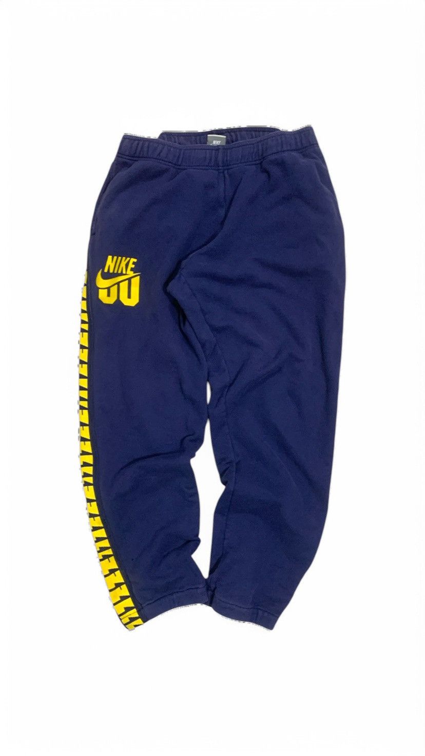 Nike × Nike ACG × Vintage Nike Swoosh Navy Blue Sweatpants Size US 32 / EU 48 - 1 Thumbnail