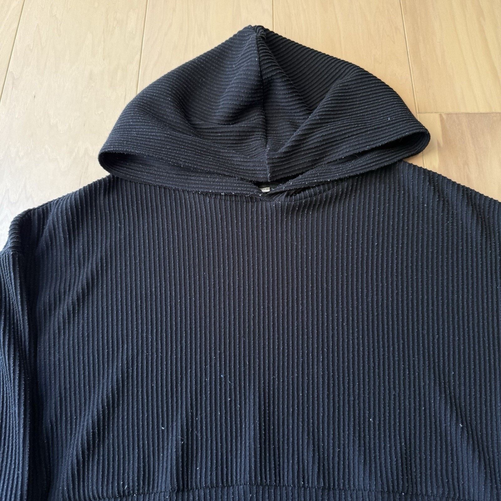 Alo Alo Yoga Muse Hoodie Women's M Black Ribbed Fleece Size M / US 6-8 / IT 42-44 - 3 Thumbnail