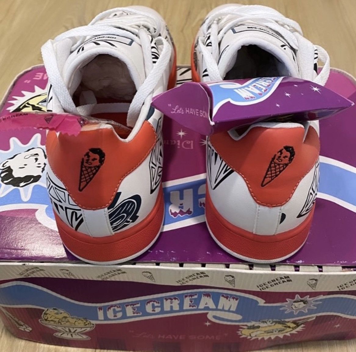 Icecream × Reebok VERY RARE OG REEBOK X BBC/ICE CREAM DIAMOND & DOLLAR SAMPLE Size US 11.5 / EU 44-45 - 5 Thumbnail