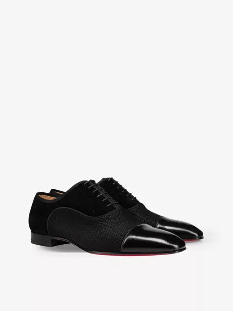 Christian Louboutin o1s1wg110924 Greggo Orlato Flat Loafer in Black Size US 11 / EU 44 - 1 Thumbnail
