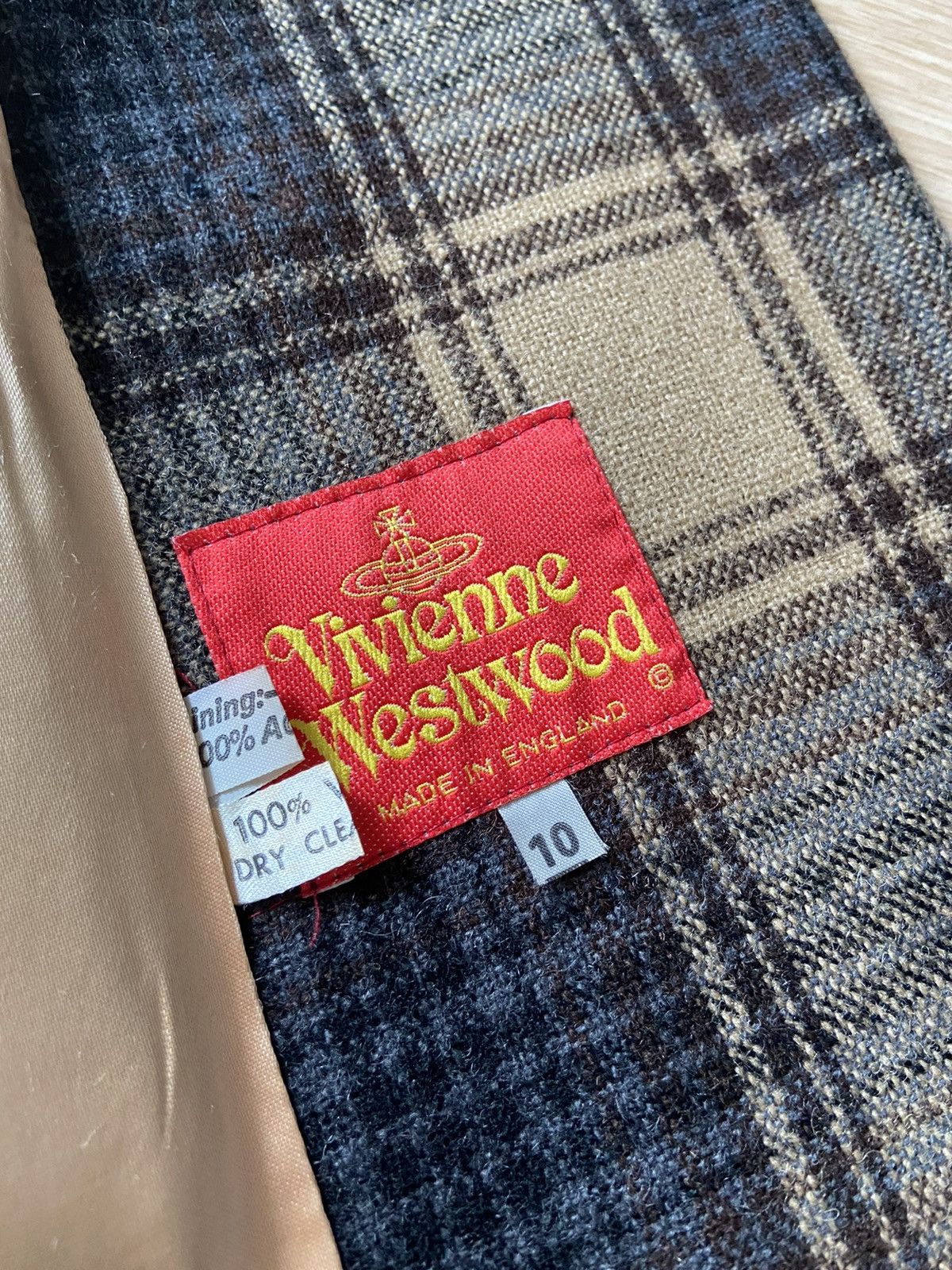 Vivienne Westwood 10 Vivienne westwood vintage 80s 90s tartan blazer jacket Size M / US 6-8 / IT 42-44 - 11 Thumbnail
