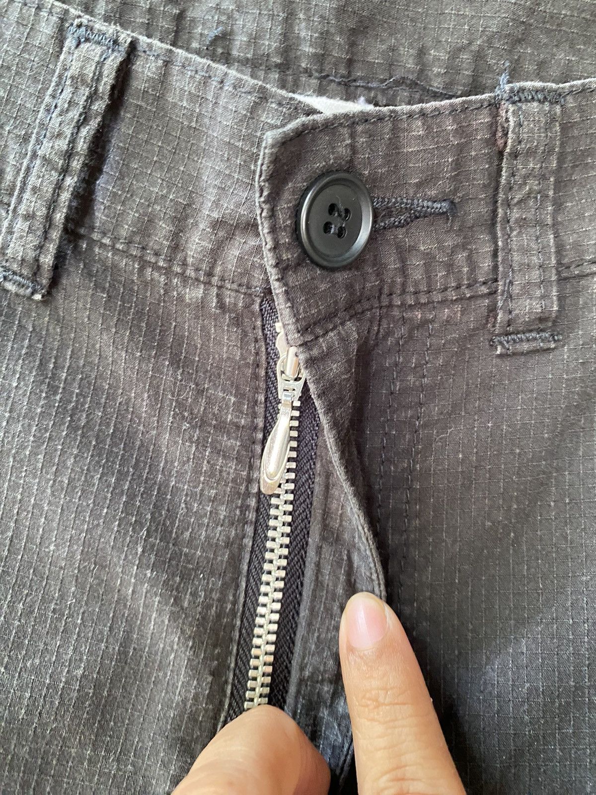 0 × Japanese Brand 0000 by N 44 Acc Black Long Pants with Zippered Ankles Size US 31 - 5 Thumbnail