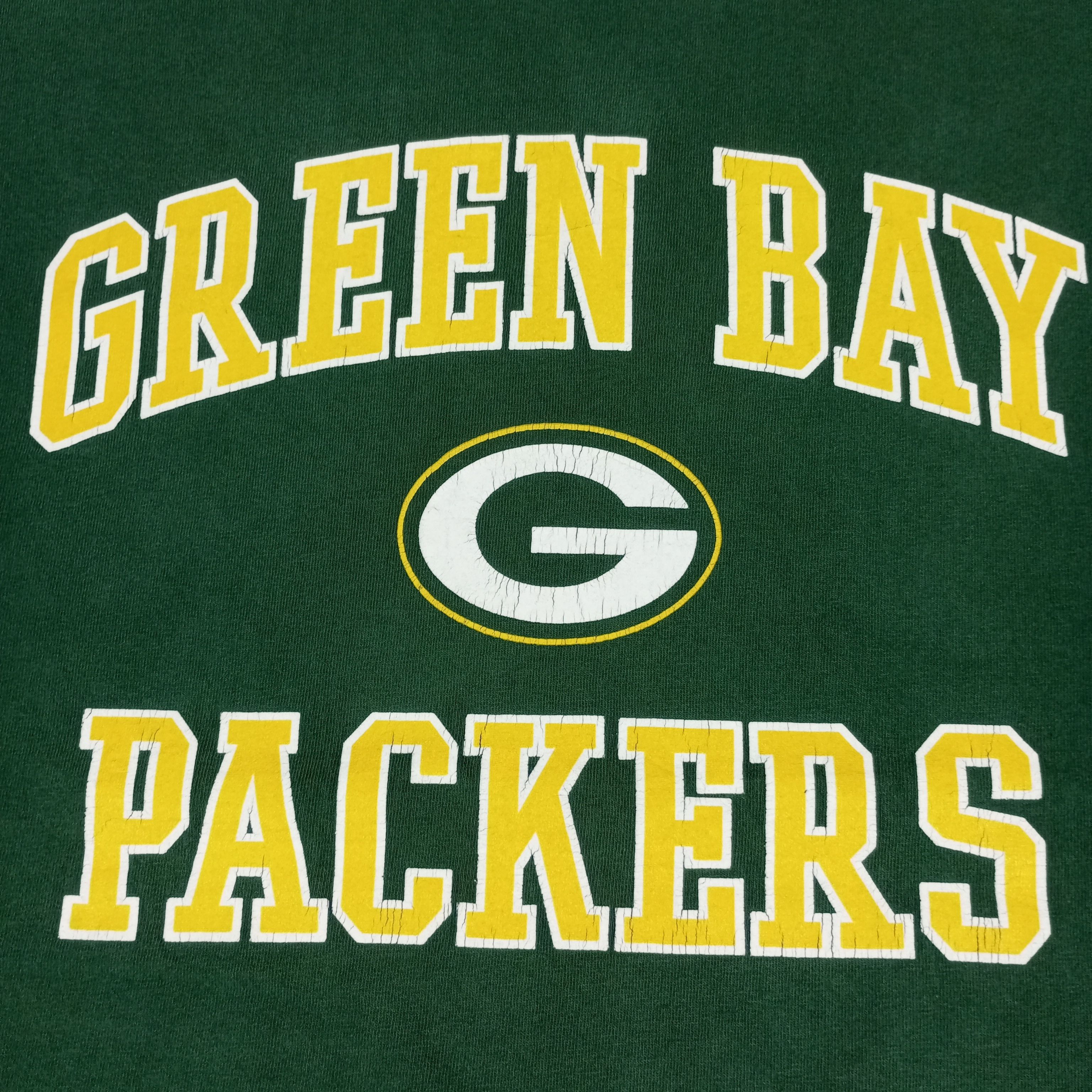 NFL × Vintage NFL Green Bay Packers American Football Team Tshirt Size US M / EU 48-50 / 2 - 2 Thumbnail