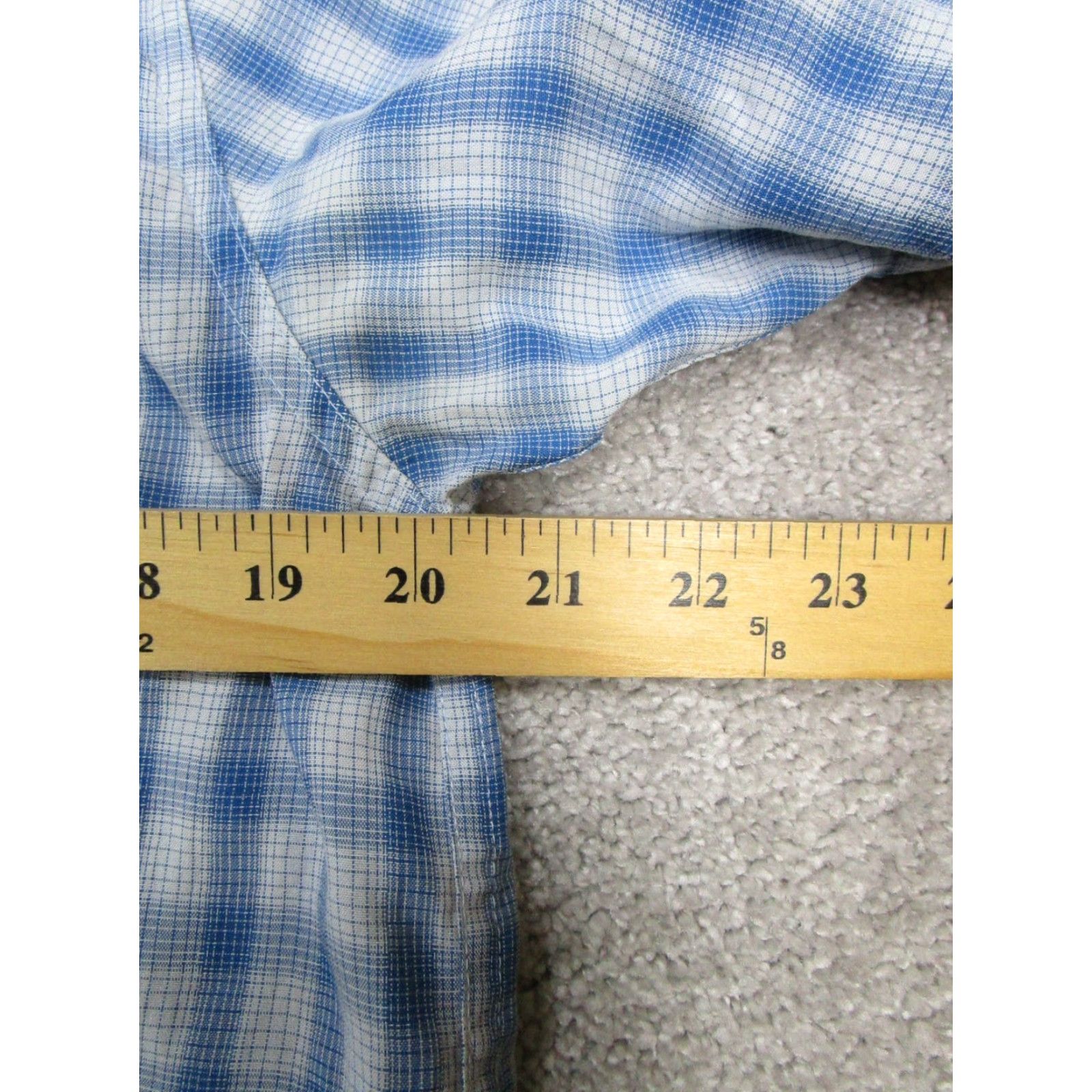 The North Face The North Face Shirt Mens M Blue Plaid Button-Up Casual Outdoor Short Sleeve Button-Down Collared Pocketed Size US M / EU 48-50 / 2 - 6 Thumbnail