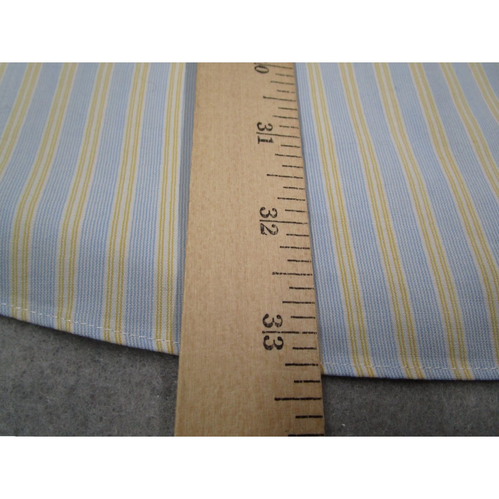 Brooks Brothers Brooks Brothers Men's Classic Dress Shirt 17.5 34 Blue Striped Non-Iron Button Up Business Casual Size 34R - 6 Thumbnail