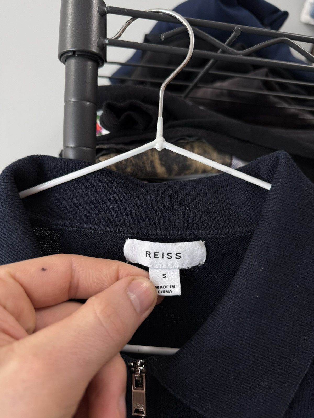 Reiss Knit Reiss Polo Shirt Pattern Luxury Size US S / EU 44-46 / 1 - 3 Thumbnail