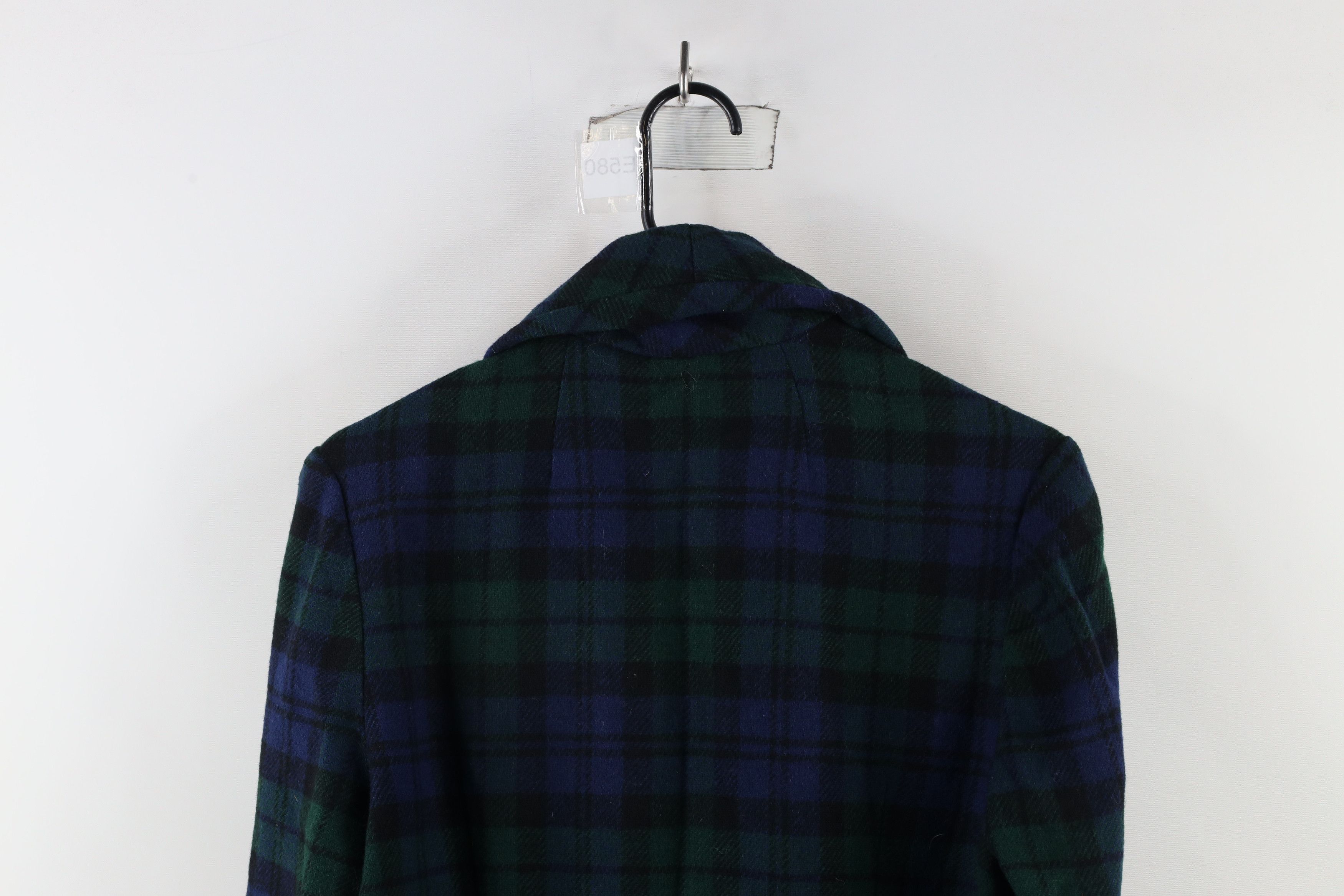 Vintage Vintage 50s Tartan Plaid Open Oversized Baggy Blazer Jacket Size M / US 6-8 / IT 42-44 - 8 Thumbnail