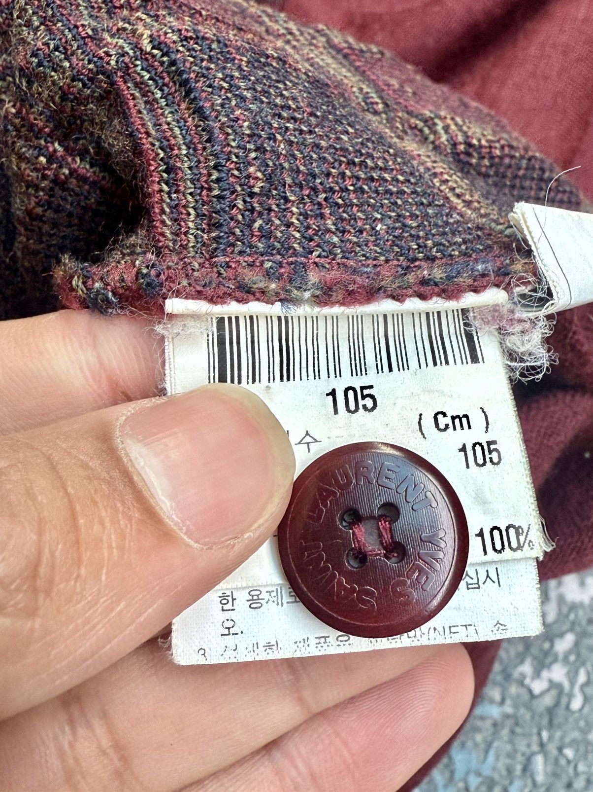 Yves Saint Laurent RARE VINTAGE YVES SAINT LAURENT CARDIGAN Size US L / EU 52-54 / 3 - 15 Thumbnail