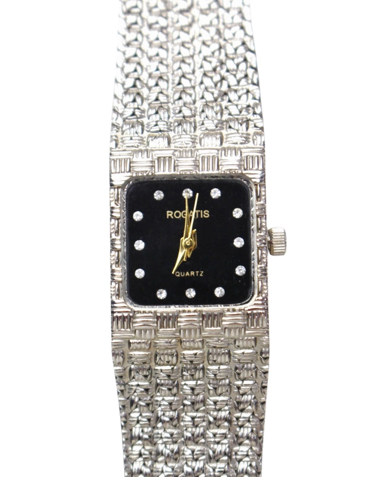 Vintage 2000S ROGATIS STAINLESS STEEL DIAMOND QUARTZ WATCH Size ONE SIZE - 1 Thumbnail