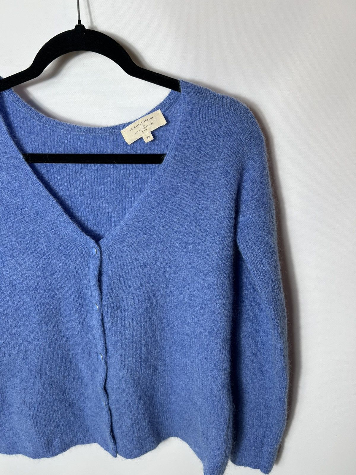 Sezane Vintage luxury Sezane Barry Cardigan Super Kid Mohair Size XS / US 0-2 / IT 36-38 - 5 Thumbnail