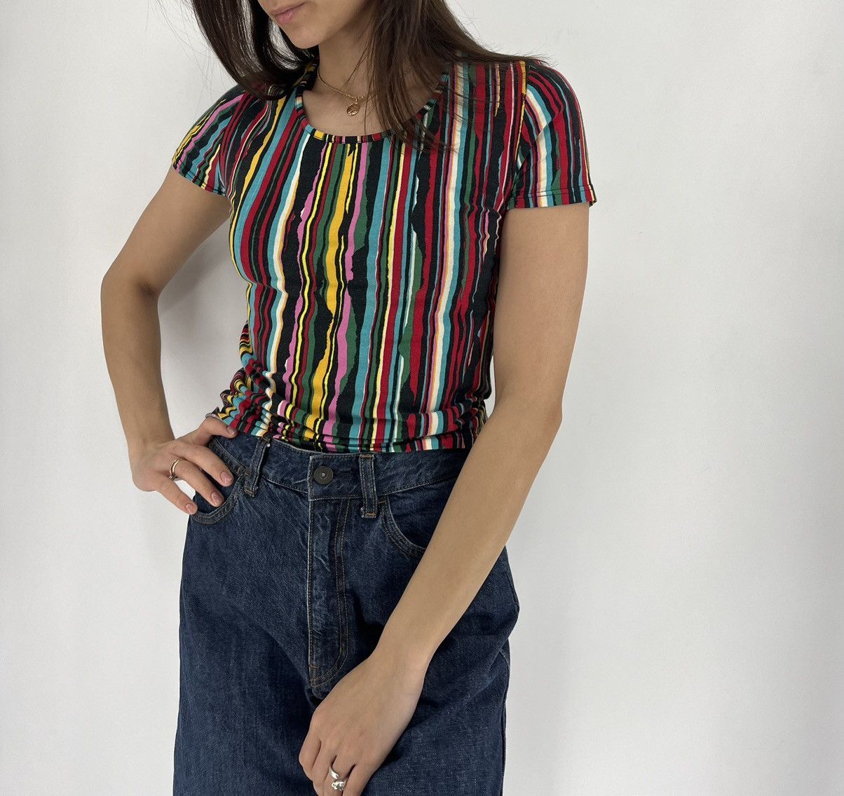 Kenzo Vintage Kenzo Striped Womens Japanese brand Size M Size M / US 6-8 / IT 42-44 - 4 Thumbnail