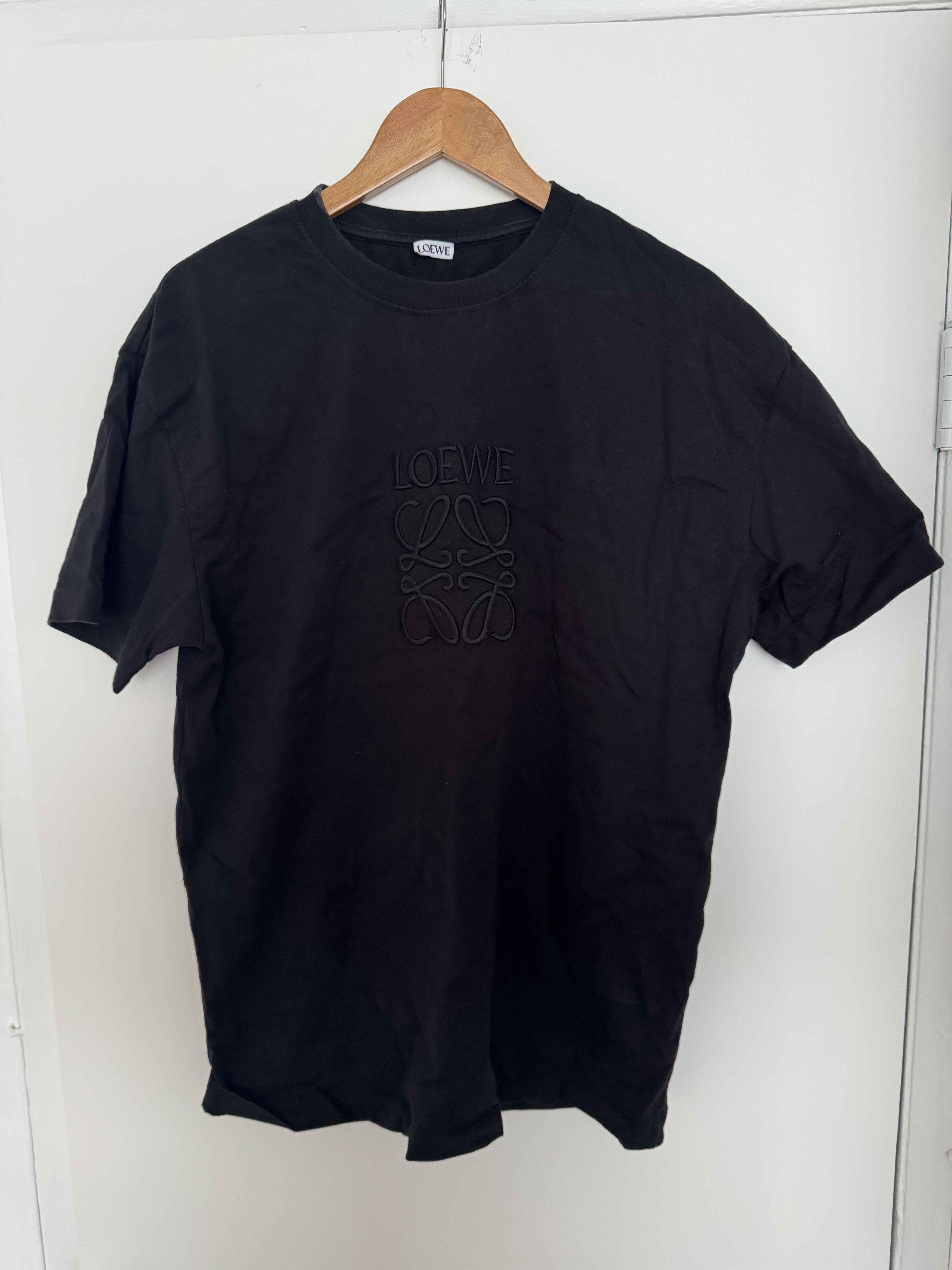 Black with Loewe Embroidery T-shirt