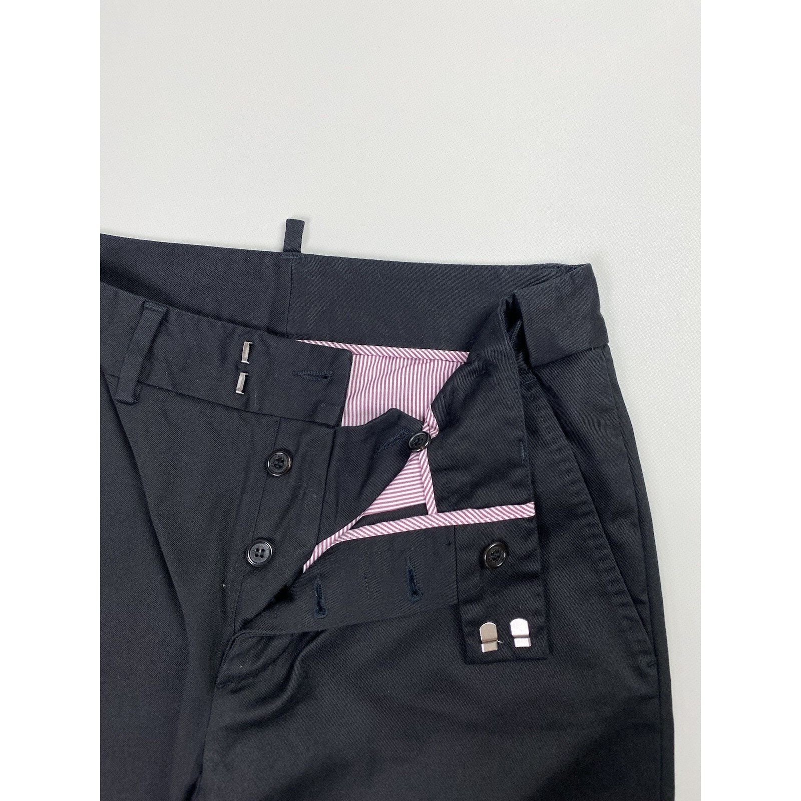Dsquared2 Dsquared 2 Ladies drop crotch cropped chino pants size 42 Size 28" / US 6 / IT 42 - 2 Thumbnail