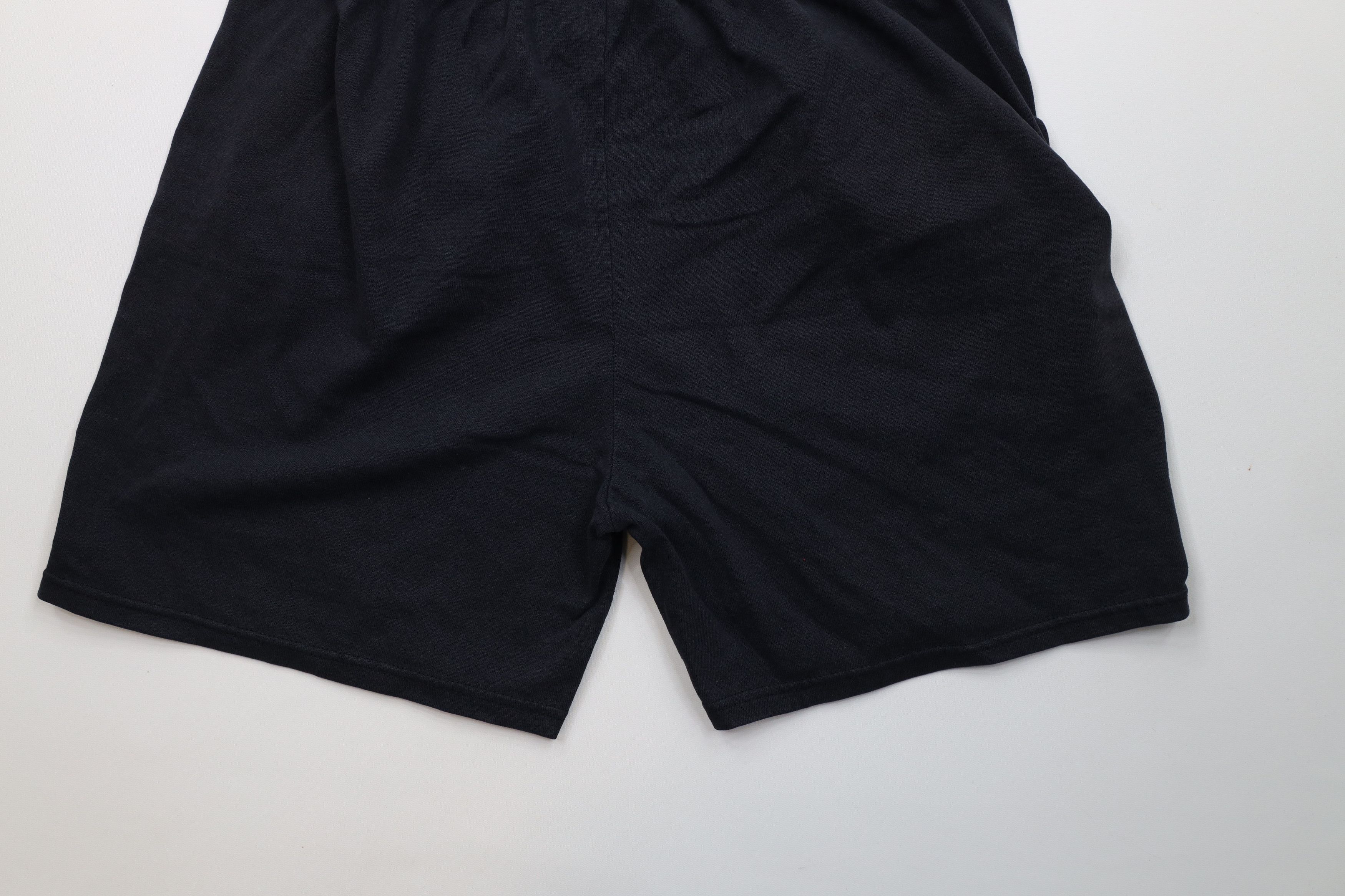 Champion Vintage 90s Champion Spell Out Heavy Above Knee Shorts Black Size US 36 / EU 52 - 12 Thumbnail