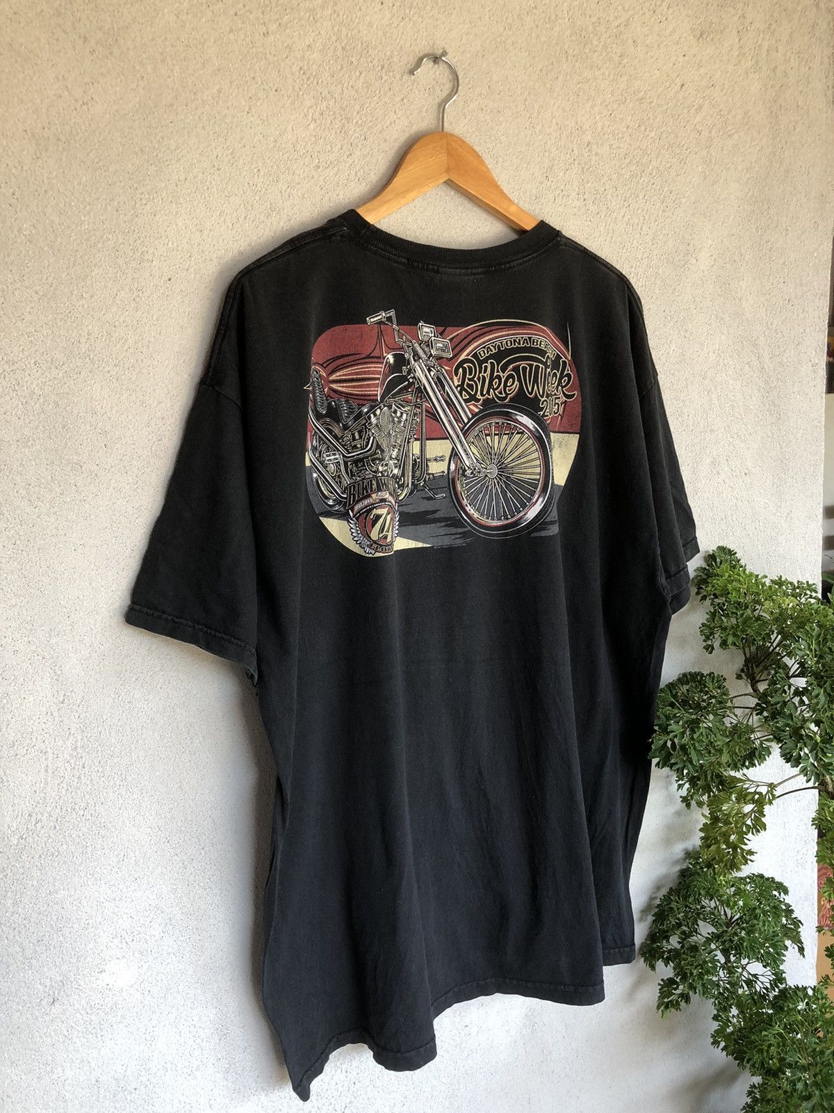 Harley Davidson × Vintage Crazy Vintage Sunfaded Bike week Daytona Beach Tshirts Size US XL / EU 56 / 4 - 3 Thumbnail