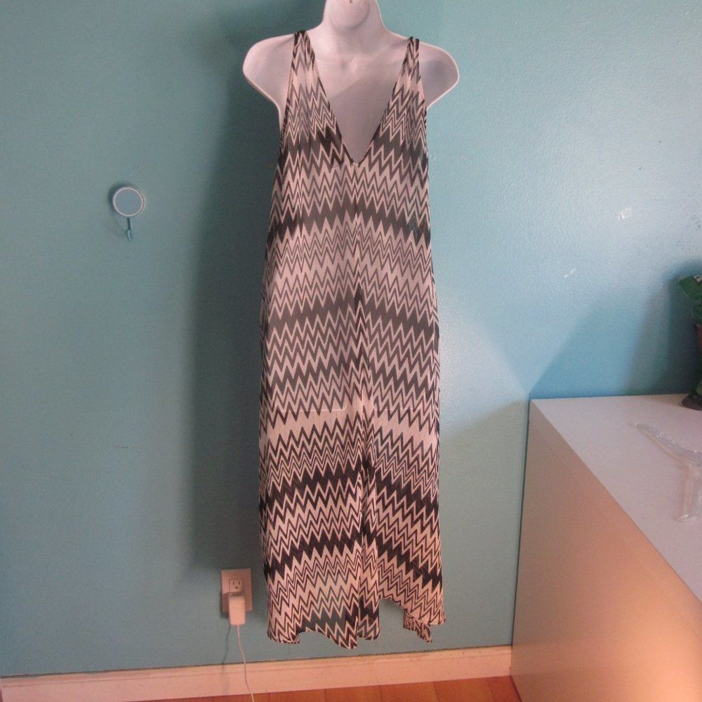 Other Josa Tulum Resort Sheer Midi Dress Summer Cover Up "One Size Size M / US 6-8 / IT 42-44 - 6 Thumbnail