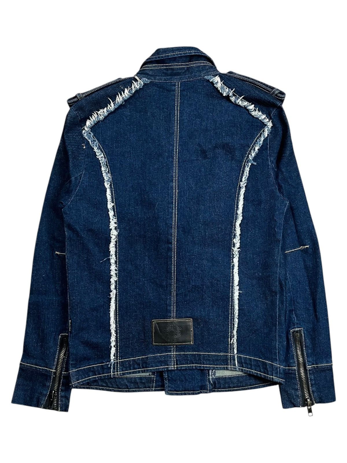 If Six Was Nine 2000s Tornado Mart - Vkei Style Denim Jacket Size US L / EU 52-54 / 3 - 8 Thumbnail