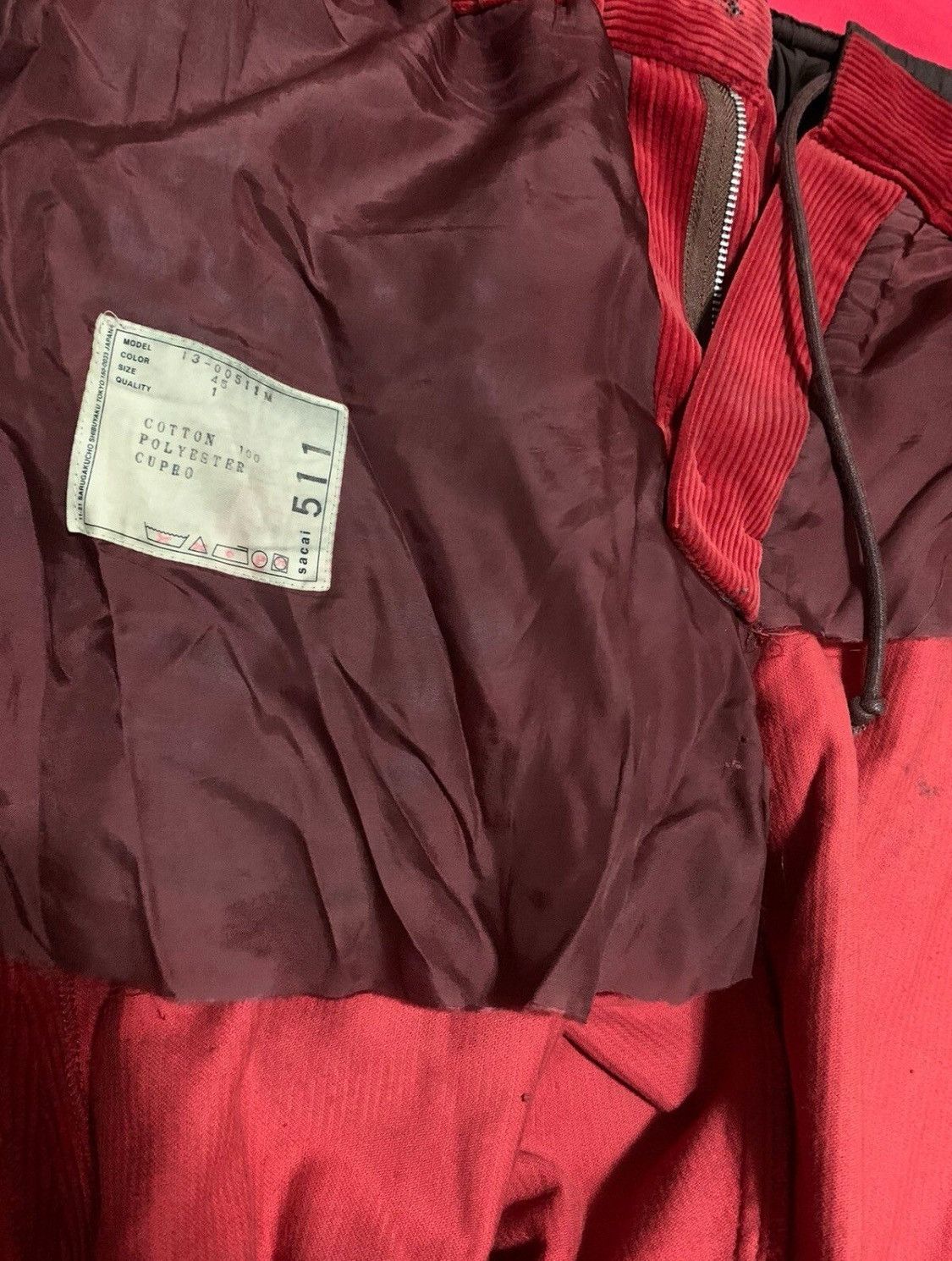 Sacai 2013 Sweatpants Corduroy Size US 32 / EU 48 - 5 Thumbnail