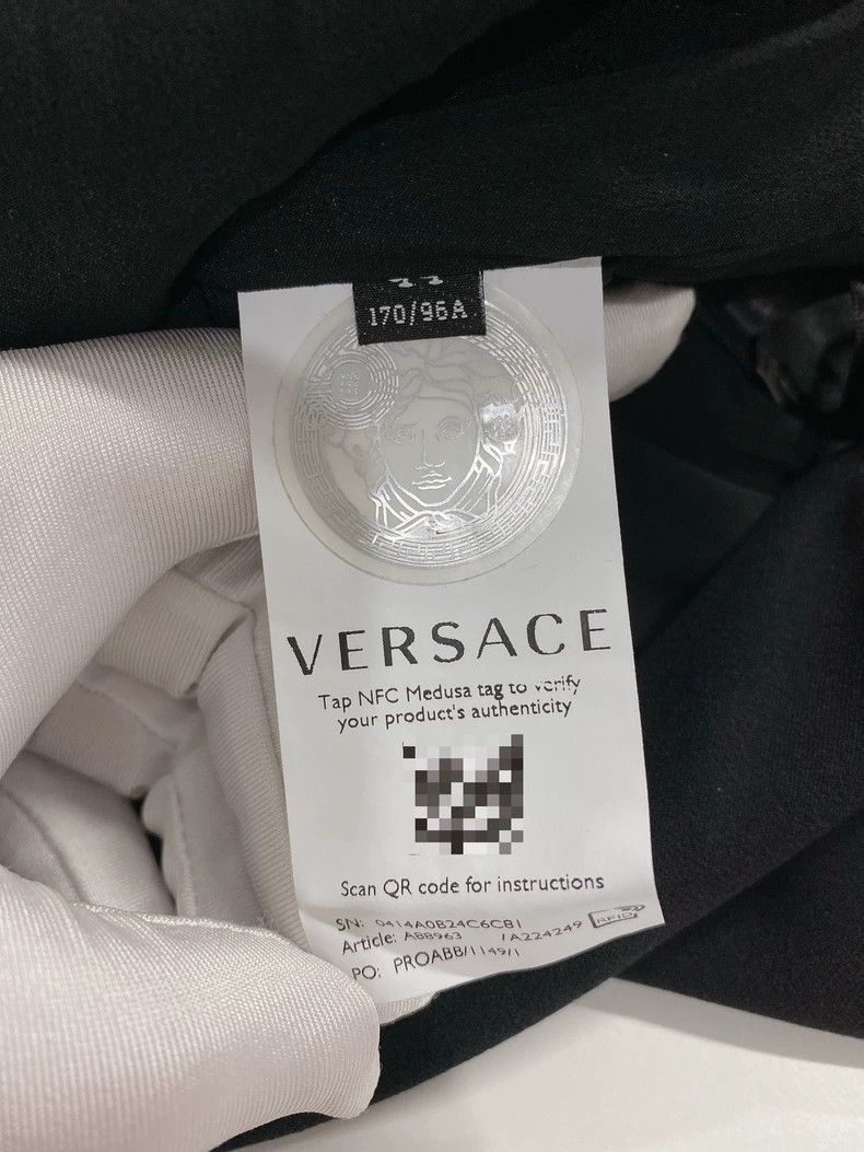 Versace Versace Black slip dress Size M / US 6-8 / IT 42-44 - 6 Thumbnail