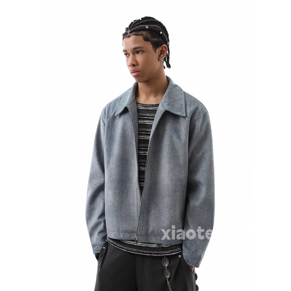Vintage Utility skate hiphop woolen yuppie y2k hiphop jacket Size US L / EU 52-54 / 3 - 4 Thumbnail